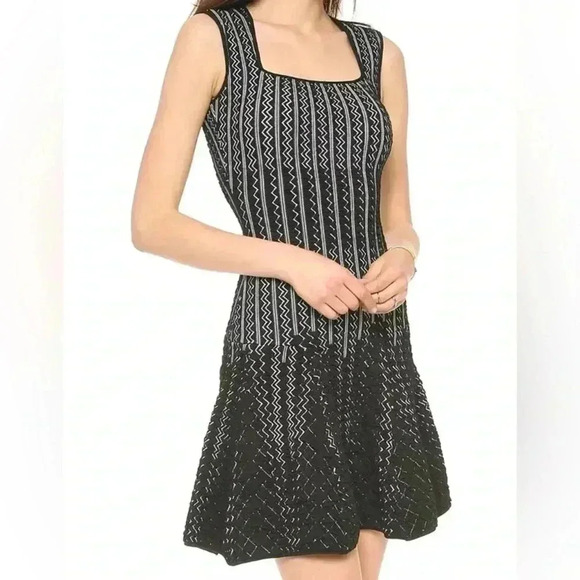 RVN Sleeveless sweater stretch fit and flare dress Size XS - Picture 1 of 6
